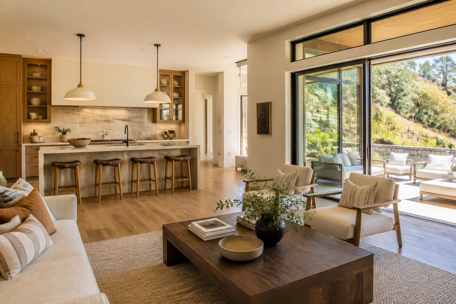 Contemporary Sacramento-area home interior